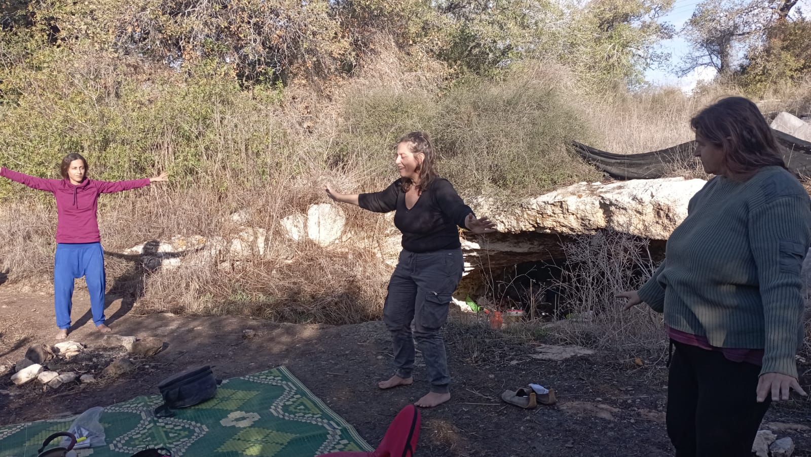 טובי מלמדת צ'י קונג